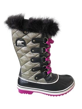 Sorel Tofino Nori Blush Shimmery Boots